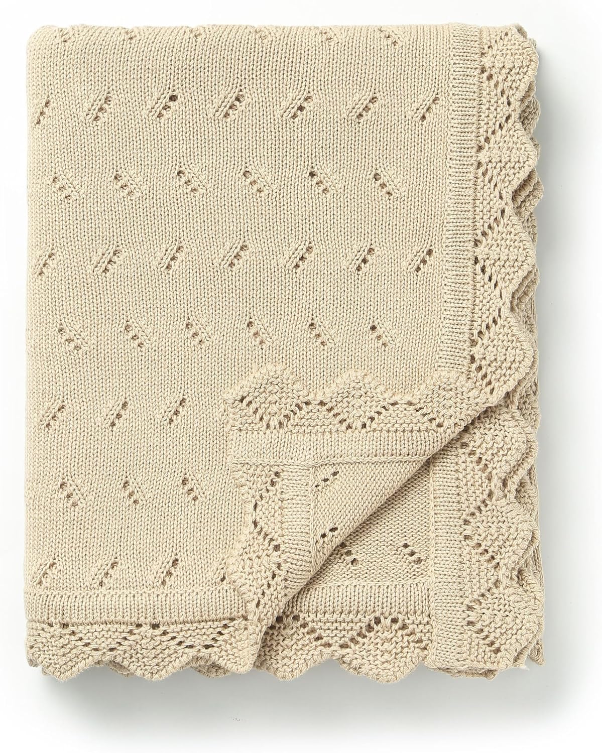Thumbnail 6 de Loyfoky Baby Knit Blanket 100% Cotton 100x80cm