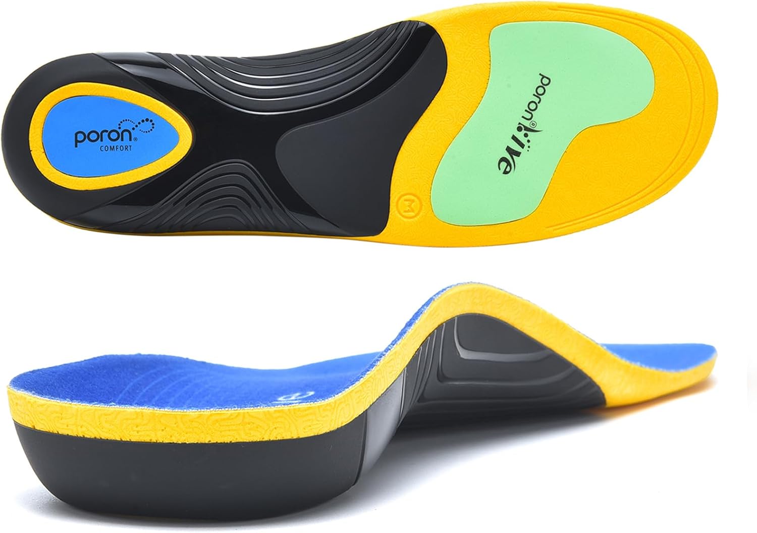 Thumbnail 6 de GemChve orthopädische Einlegesohlen (TPU) für Herren & Damen – Plantarfasziitis, Fersensporn & Plattfuß, Orange 45–47 EU