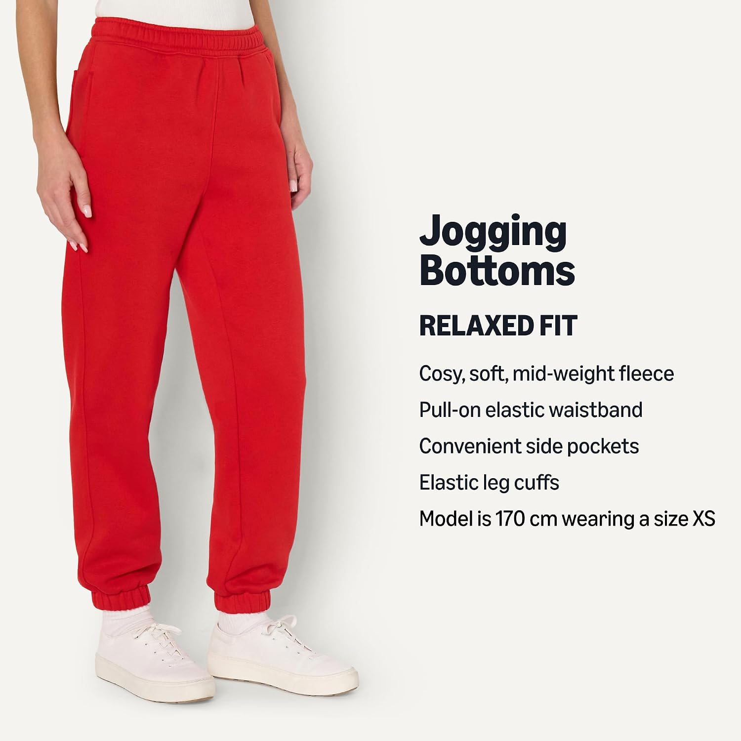 Detalle 2 de Amazon Essentials x Sofia Grainge Women's High-Waisted Relaxed-Fit Joggers