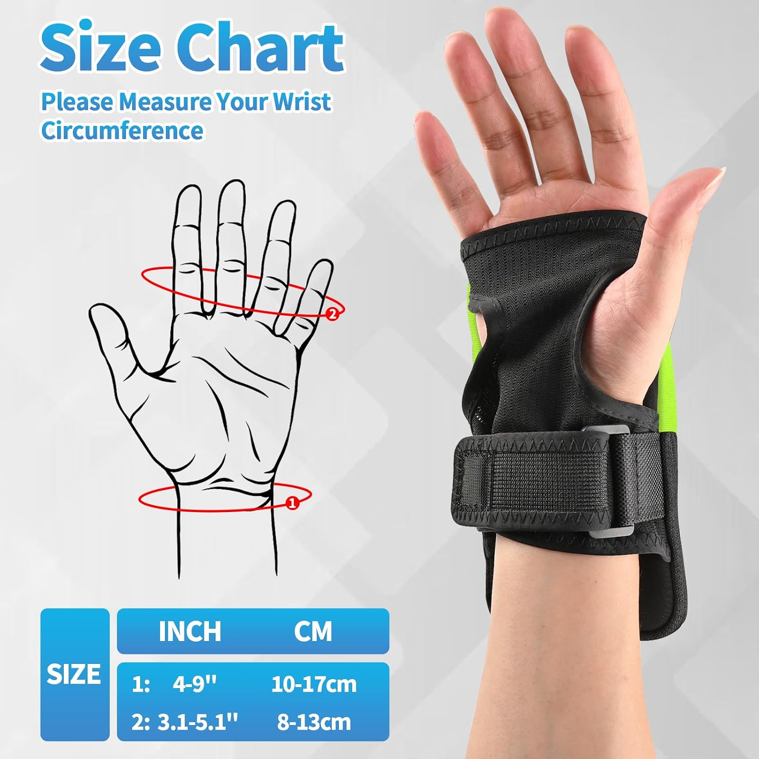 Detalle de Guzack 2-in-1 Sweatproof Running Phone Holder Armband for Up to 6.9" (Green)