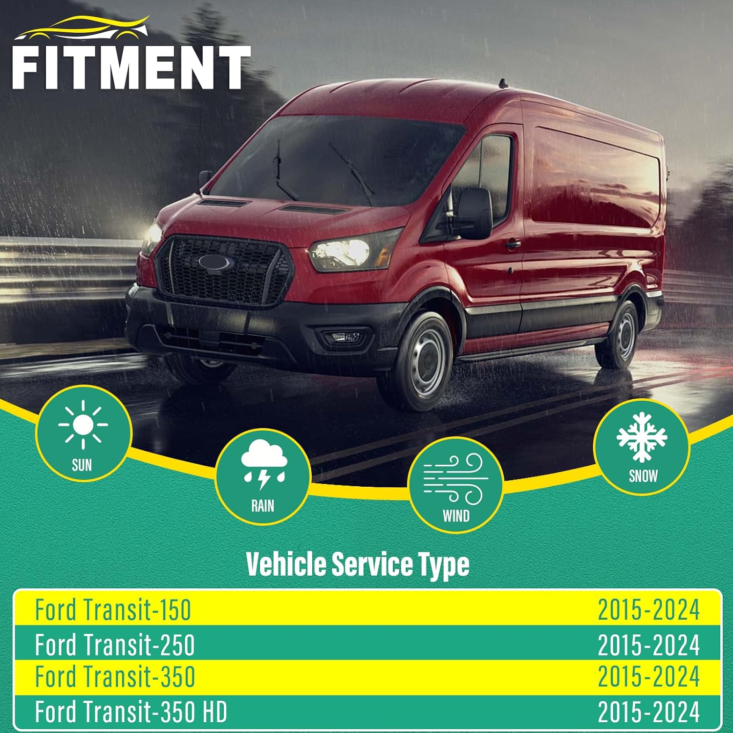 Thumbnail 1 de Ford Transit 28in 21in Wiper Blades Replacement