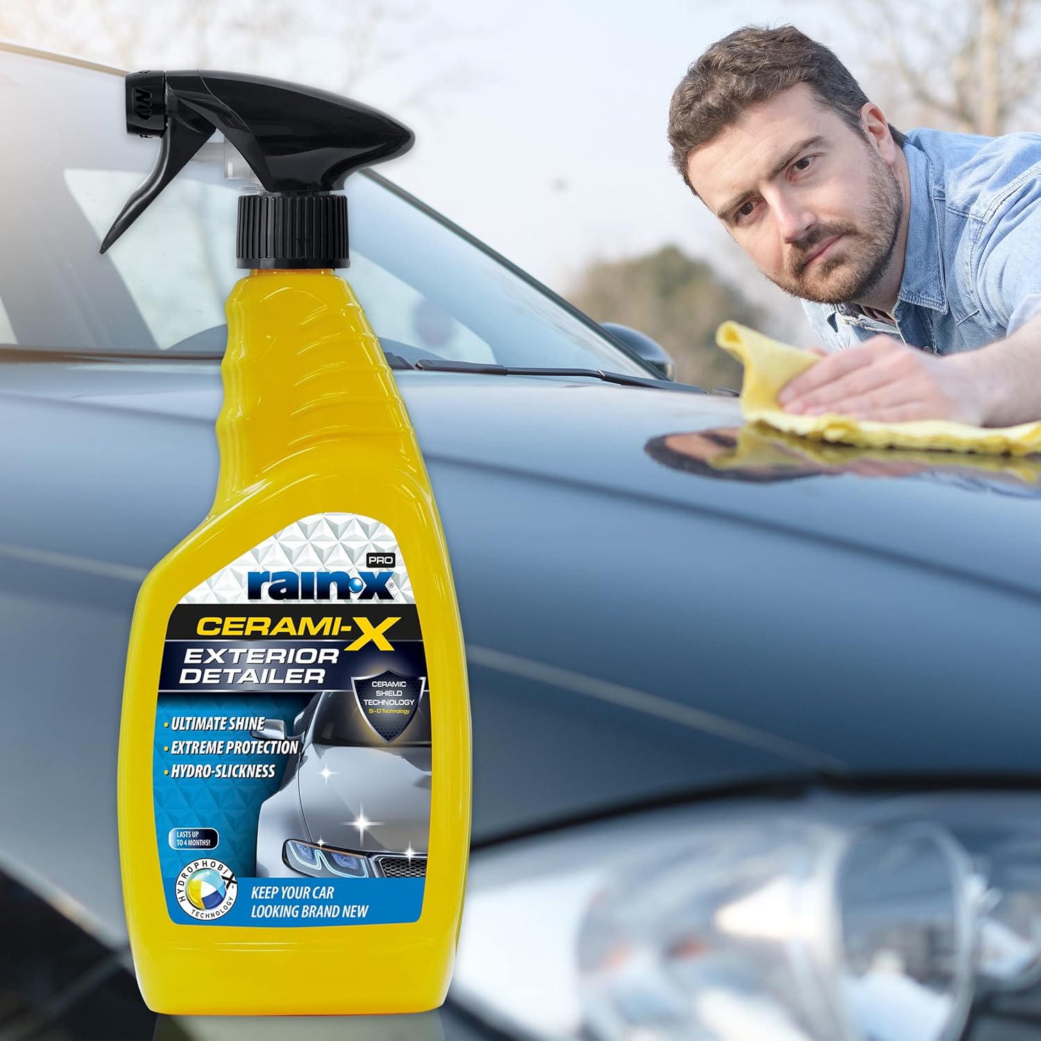 Thumbnail 3 de Rain-X Cerami-X Cera Auto Quick Detailer 750 ml: protezione ceramica e brillantezza intensa