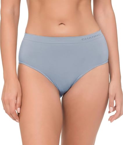 Thumbnail 1 de Channo Bragas de Algodón y Bambú para Mujer — Talle Alto, Sin Costuras, Pack 6 Multicolor (XL)