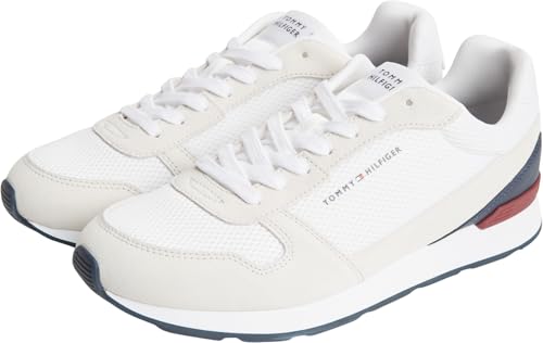 Thumbnail 3 de Tommy Hilfiger Runner, zapatillas para hombre de malla y piel, multicolor, talla 42