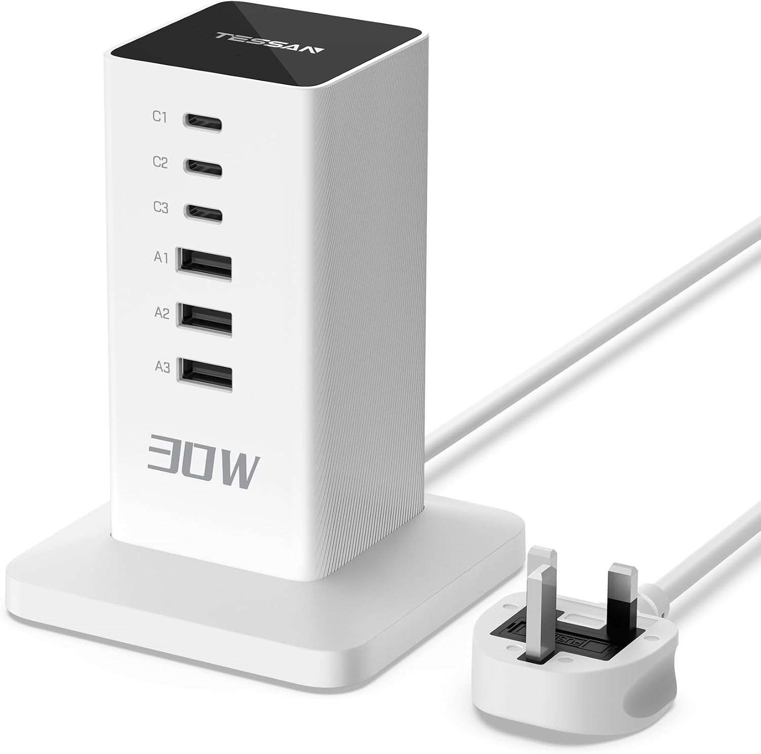 Thumbnail 6 de TESSAN 65W GaN 6-Port USB charger hub