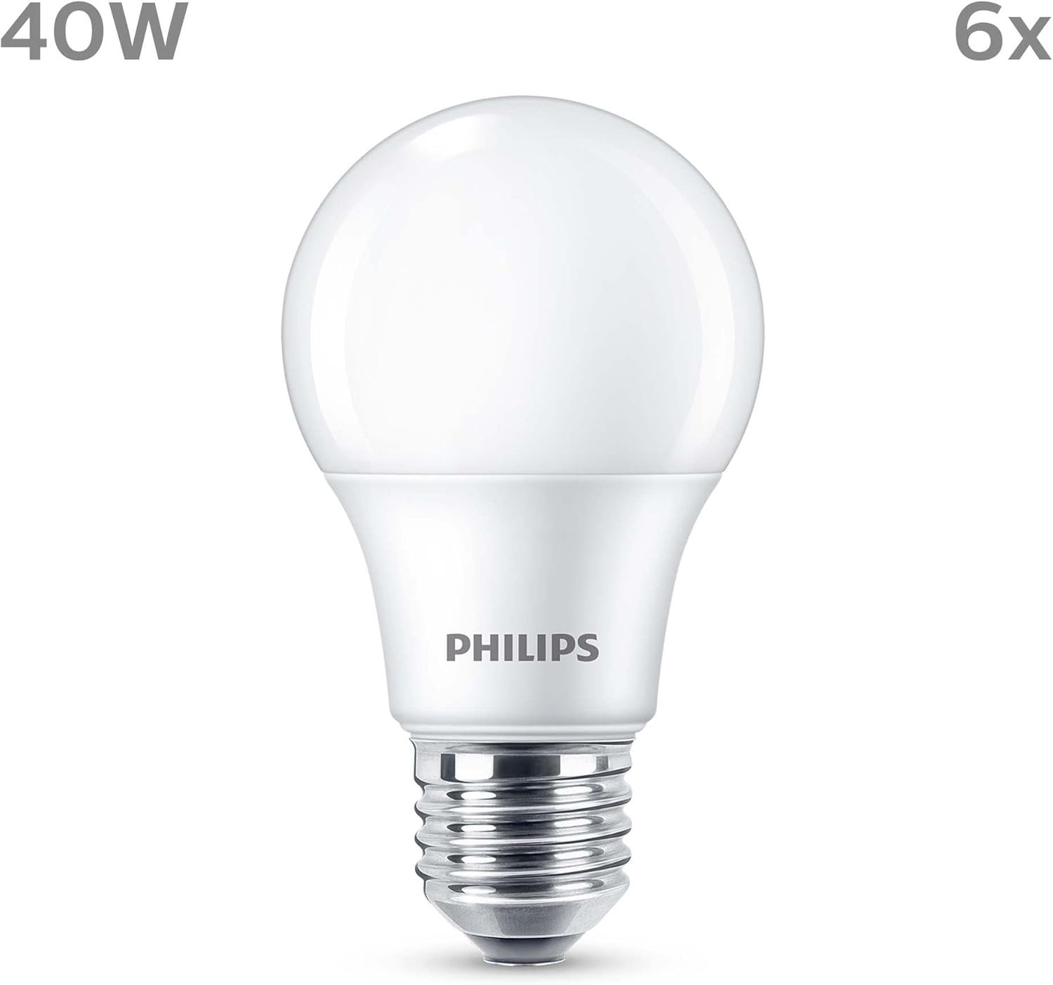 Thumbnail 1 de Philips Bombillas LED E27 Mate 4.9W Pack de 6