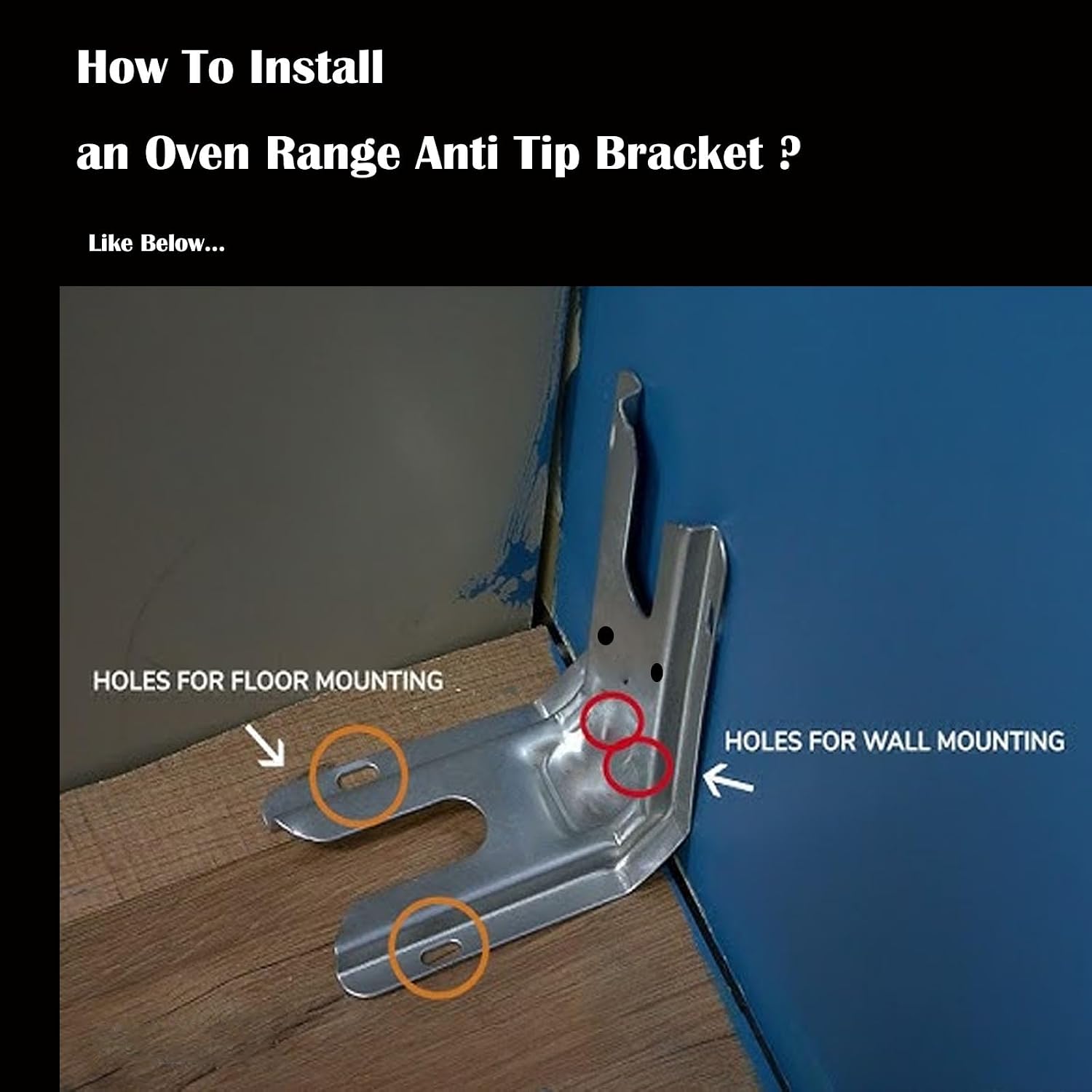 Detalle 1 de MENSI SMT-JSJ001/SLS011-002 Anti-Tip Range Bracket for WB02K10254