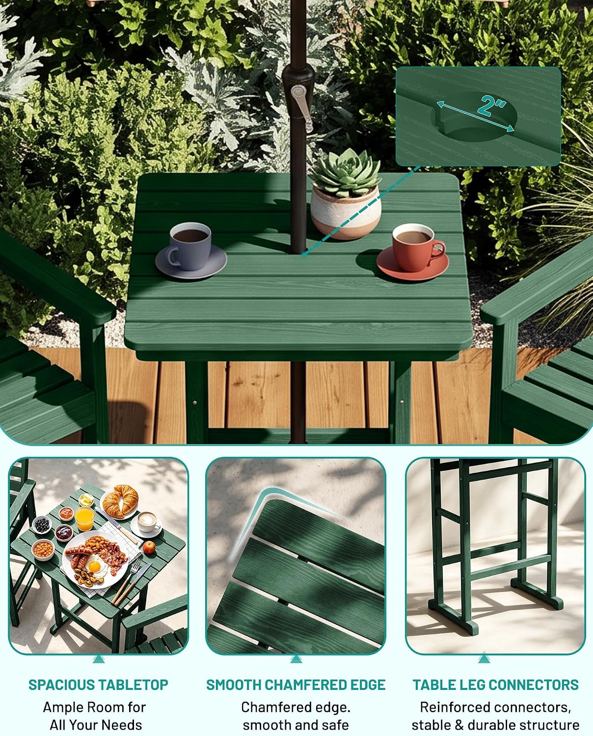 Detalle de PLUUV Adirondack Chairs Set of 2