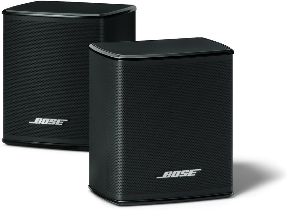 Detalle de Bose Surround Speakers - Black: compact, wirelessly connected surround audio for Bose systems