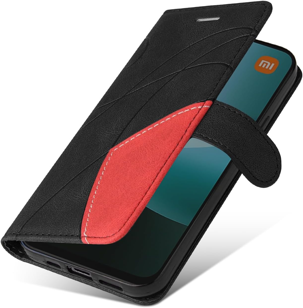 Detalle de CXTCASE Handyhülle für Google Pixel 10 Pro XL – Klapphülle mit Kartenfächern und Kickstand, Schwarz