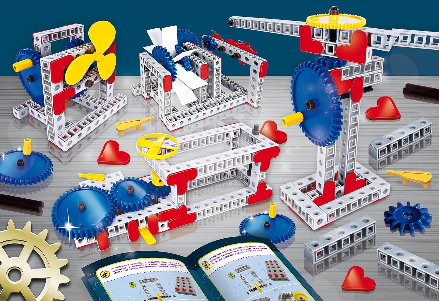 Detalle de Lisciani I'm a Genius Science - Engineering Lab – zestaw do budowy maszyn
