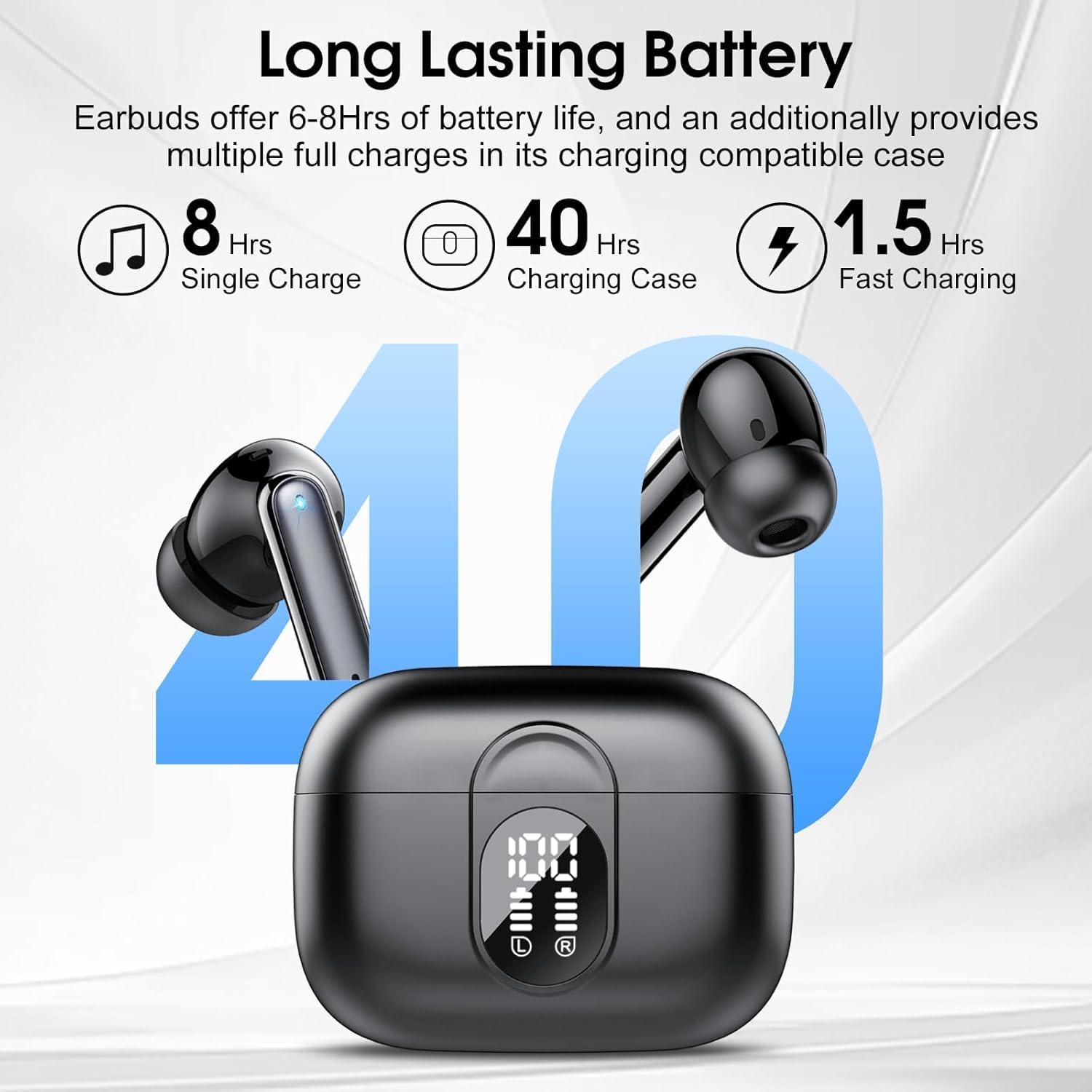 Thumbnail 6 de Ai Translation Earbuds Real Time: 3-in-1 Bluetooth 5.3 Translator with 164 Languages