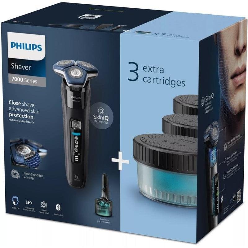 Thumbnail 3 de Philips Shaver Series 7000 S7886/63 SkinIQ afeitadora eléctrica Skin Protection negro Bluetooth