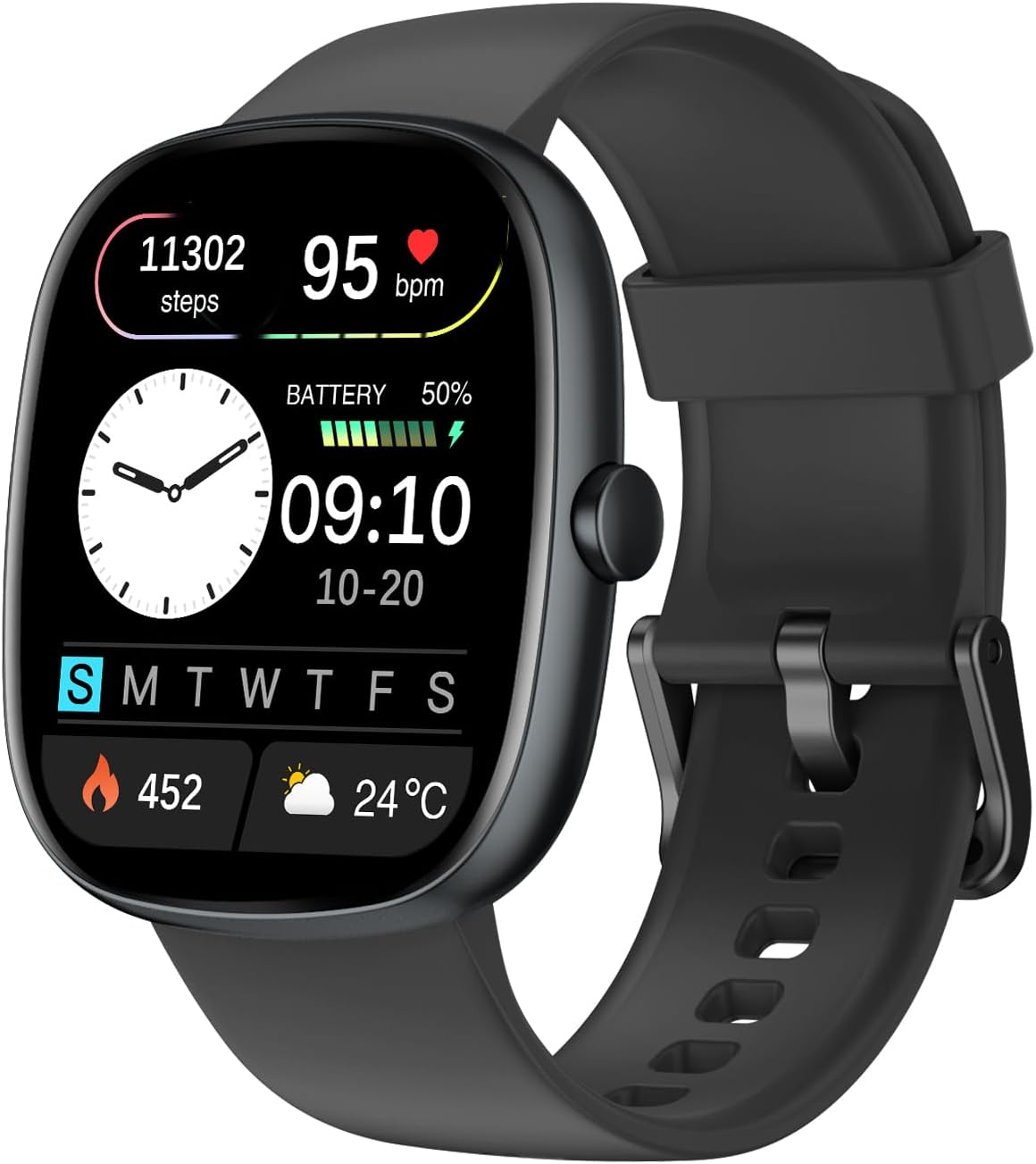 HUAKUA Reloj Inteligente Smartwatch con 113 modos