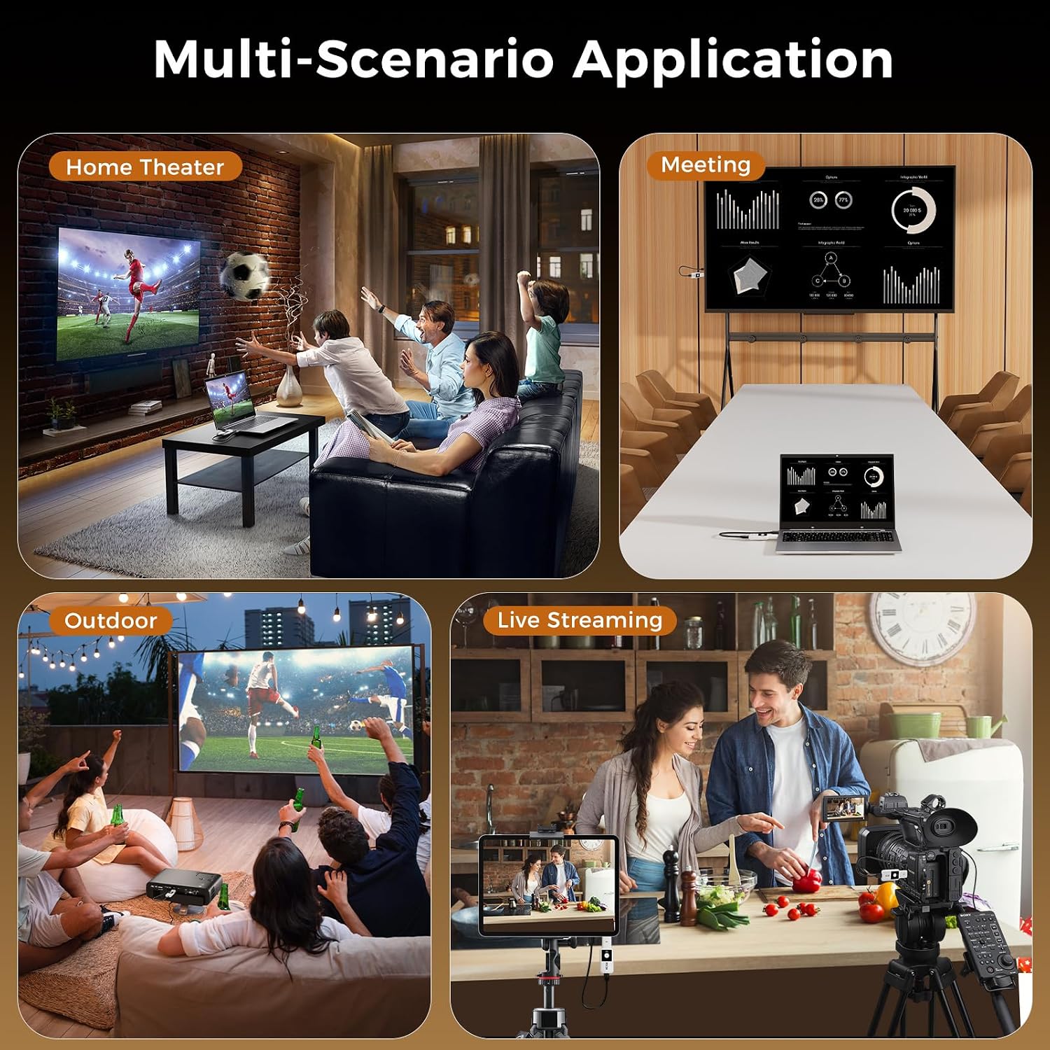Detalle de Wireless HD Transmitter & Receiver (1080P) — Long Range Plug & Play HDMI Extender