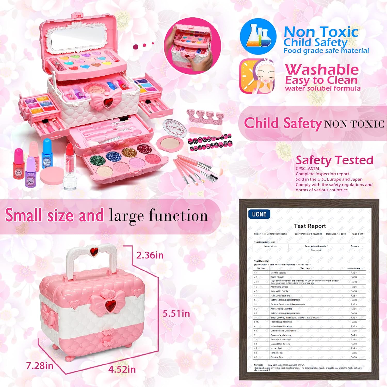Thumbnail 5 de Kids Makeup Set for Girls Ages 3–10