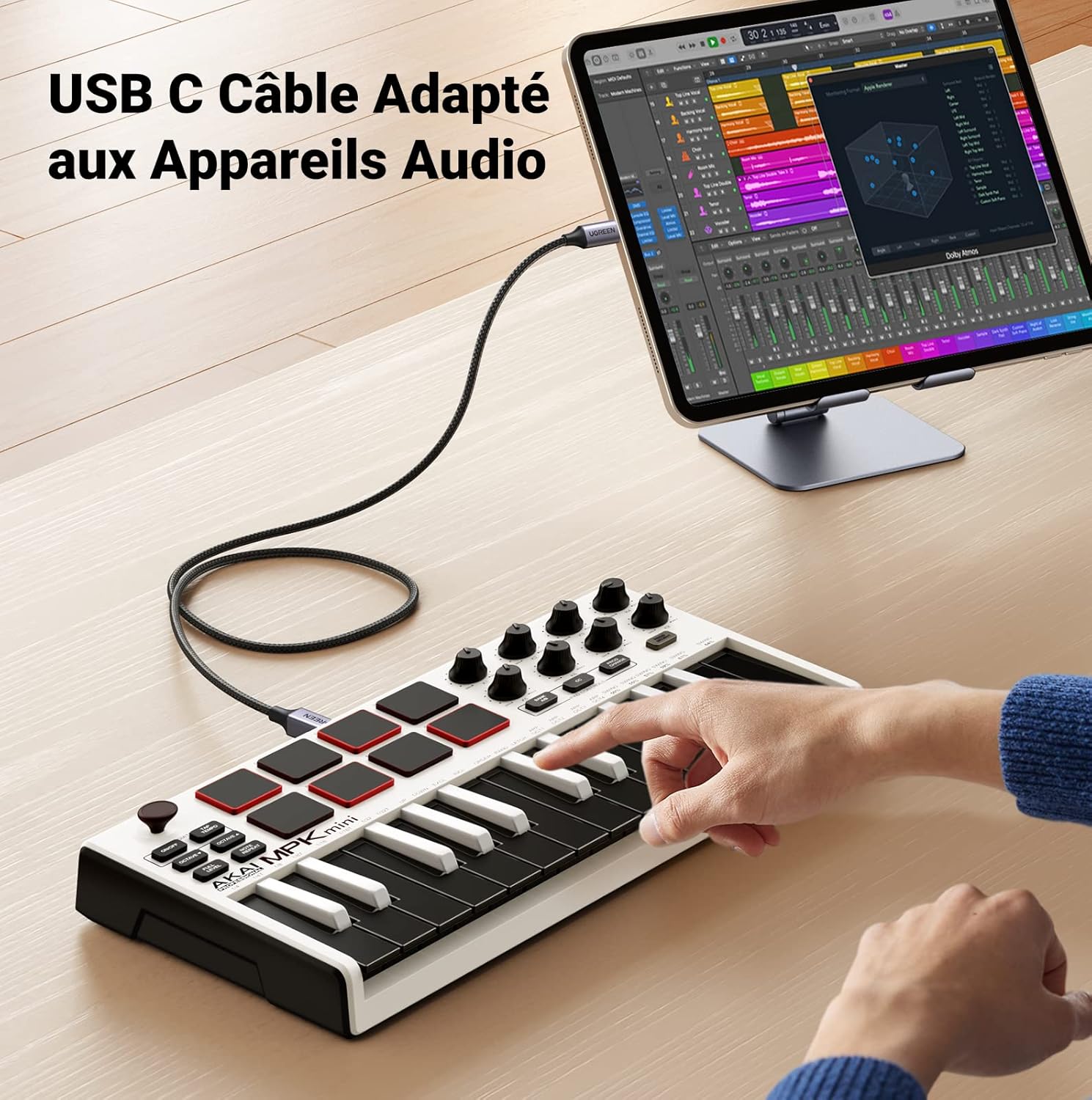 Thumbnail 4 de UGREEN Câble imprimante TB3 USB-C 2 m