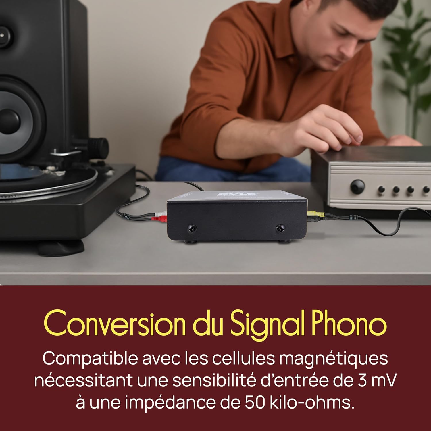 Thumbnail 4 de Pyle Préampli Phono 12 V