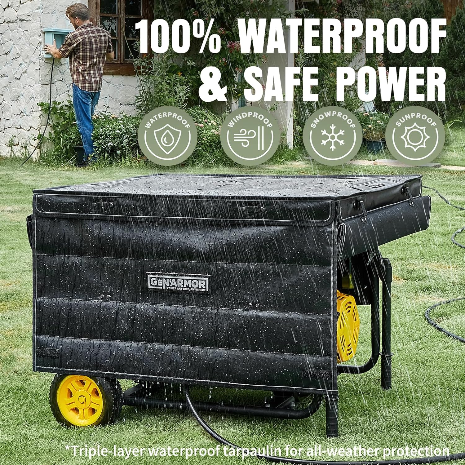 Thumbnail 1 de GenArmor Generator Cover 4000–13000W 🏕️