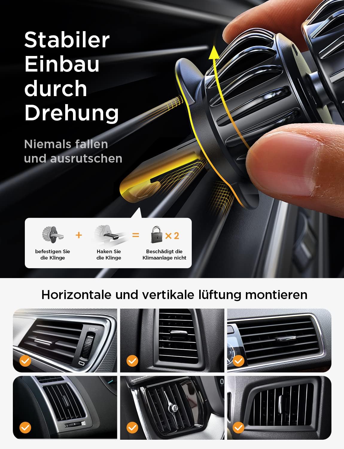 Thumbnail 4 de AINOPE Handyhalterung Auto Lüftung 2025