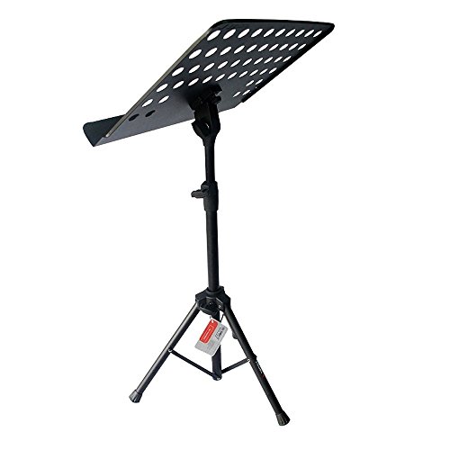 Detalle 2 de Proel RSM360M – Leggio musicale professionale con appoggi Spartiti preforato e borsa (Nero)