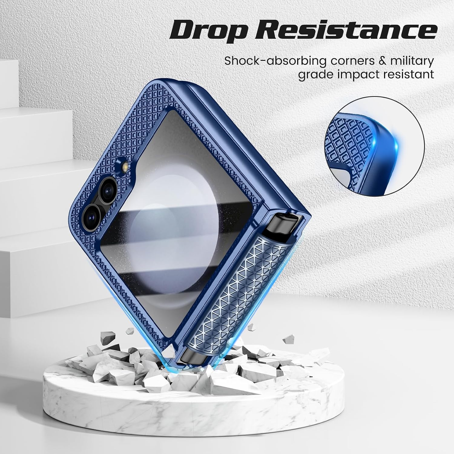 Thumbnail 5 de Doeshine Z Flip 5 case with hinge protection