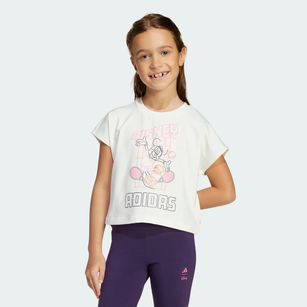 Detalle de Adidas Disney Minnie Mouse Sport Set Kids – Blanco