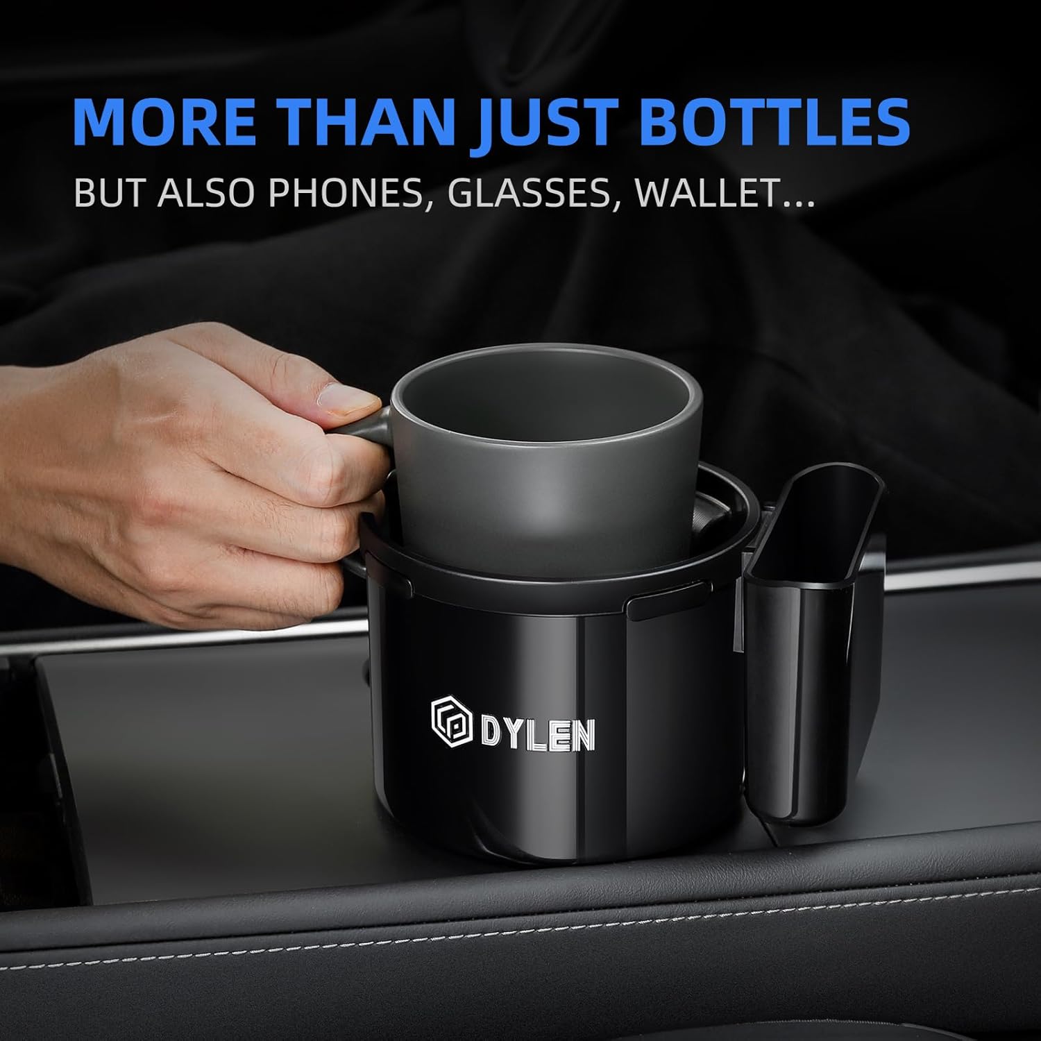 Thumbnail 6 de DYLEN Car Cup Holder Expander with phone organiser – fits large bottles and tumblers
