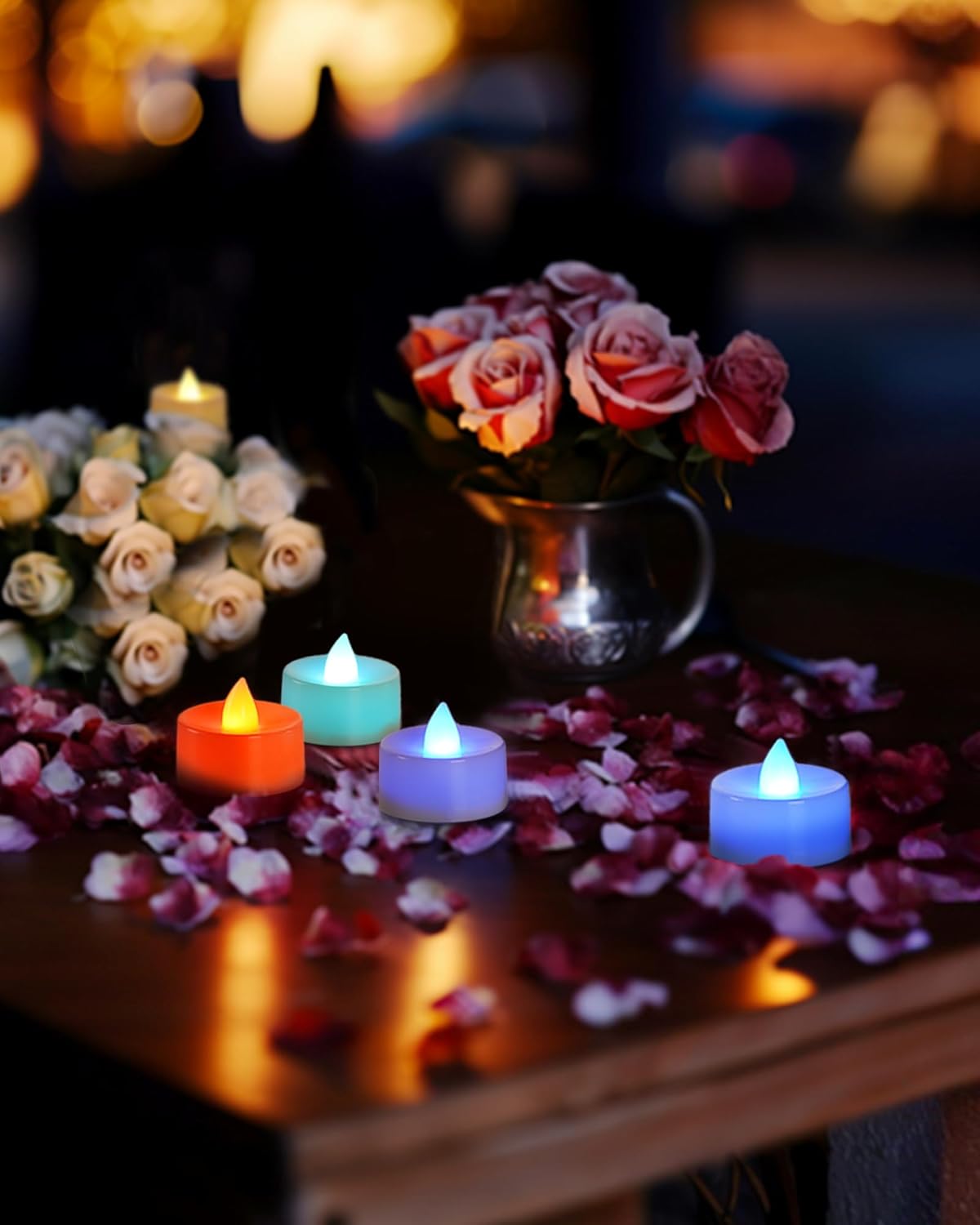 Thumbnail 5 de Homemory 24 LED Colour Changing Tea Lights 🕯