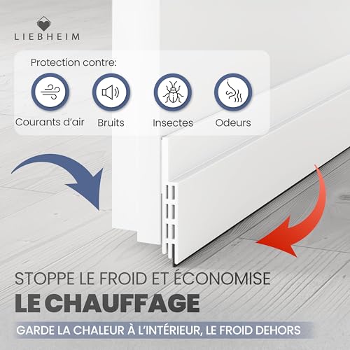Detalle de LIEBHEIM Boudin de Porte - Joint Porte - Isolant Fenêtre Anti-Froid