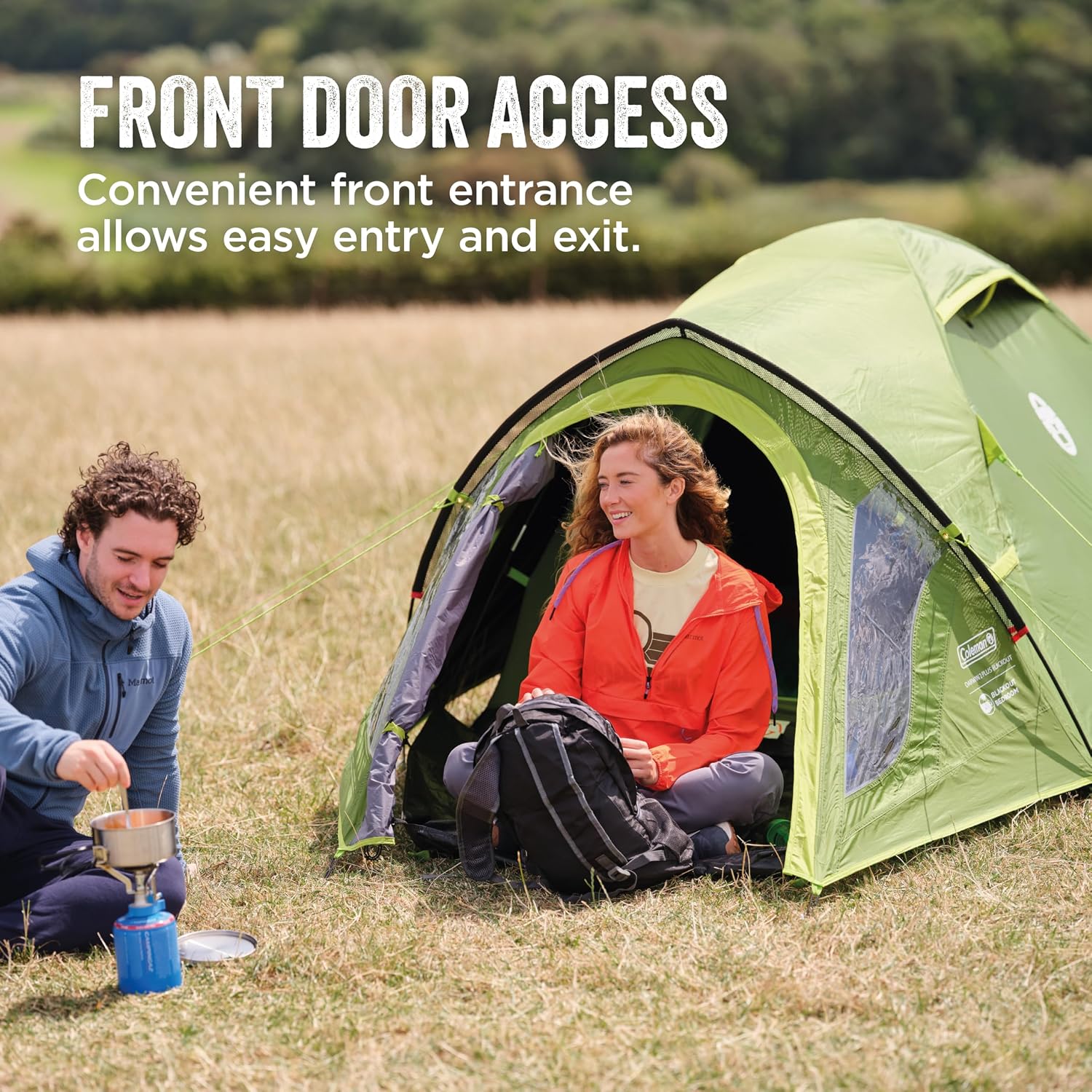 Thumbnail 3 de Coleman Tent Darwin: 3-Person Waterproof Shelter with BlackOut Bedroom