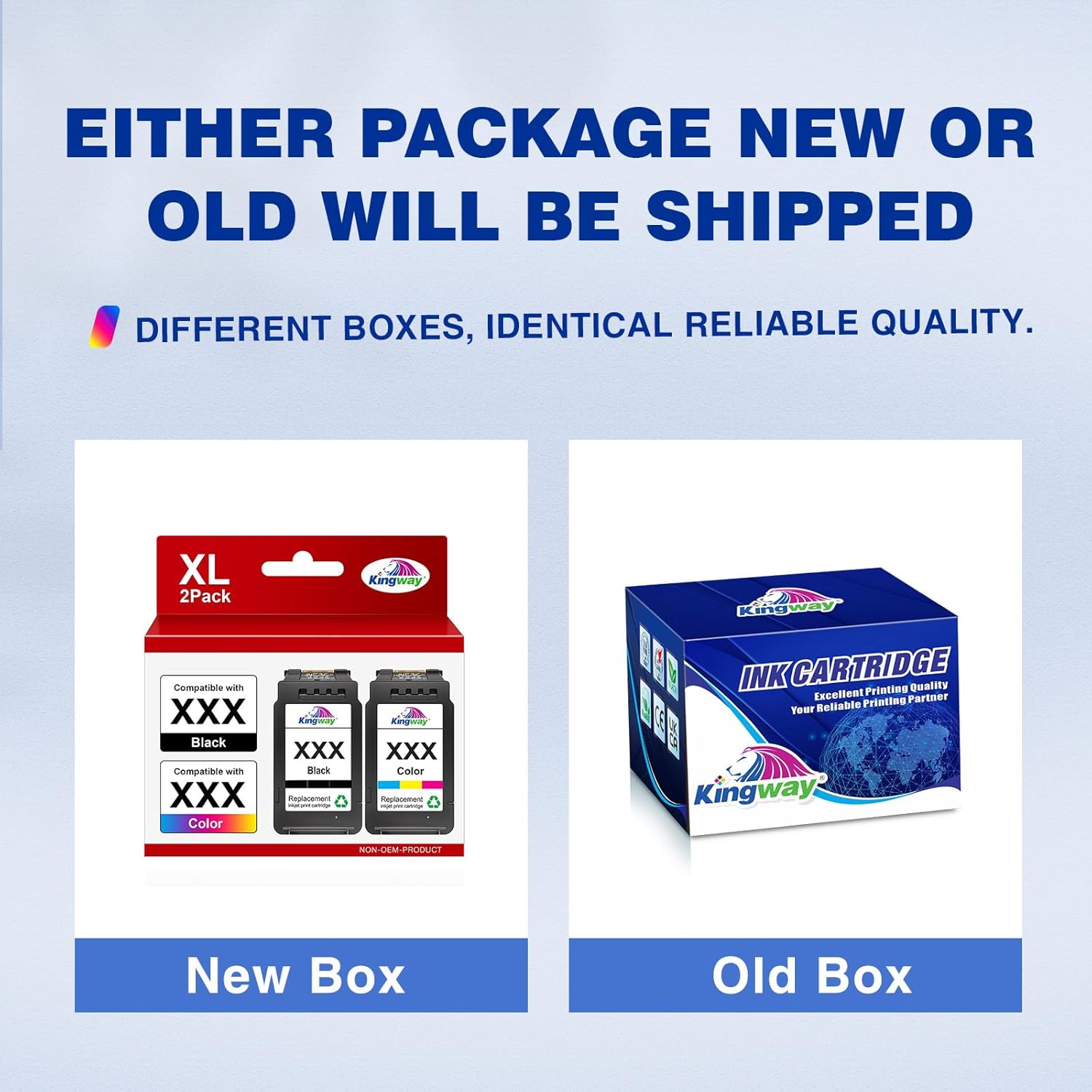 Thumbnail 1 de KINGWAY 545XL 546XL replacement ink cartridges for Canon printers 🖨