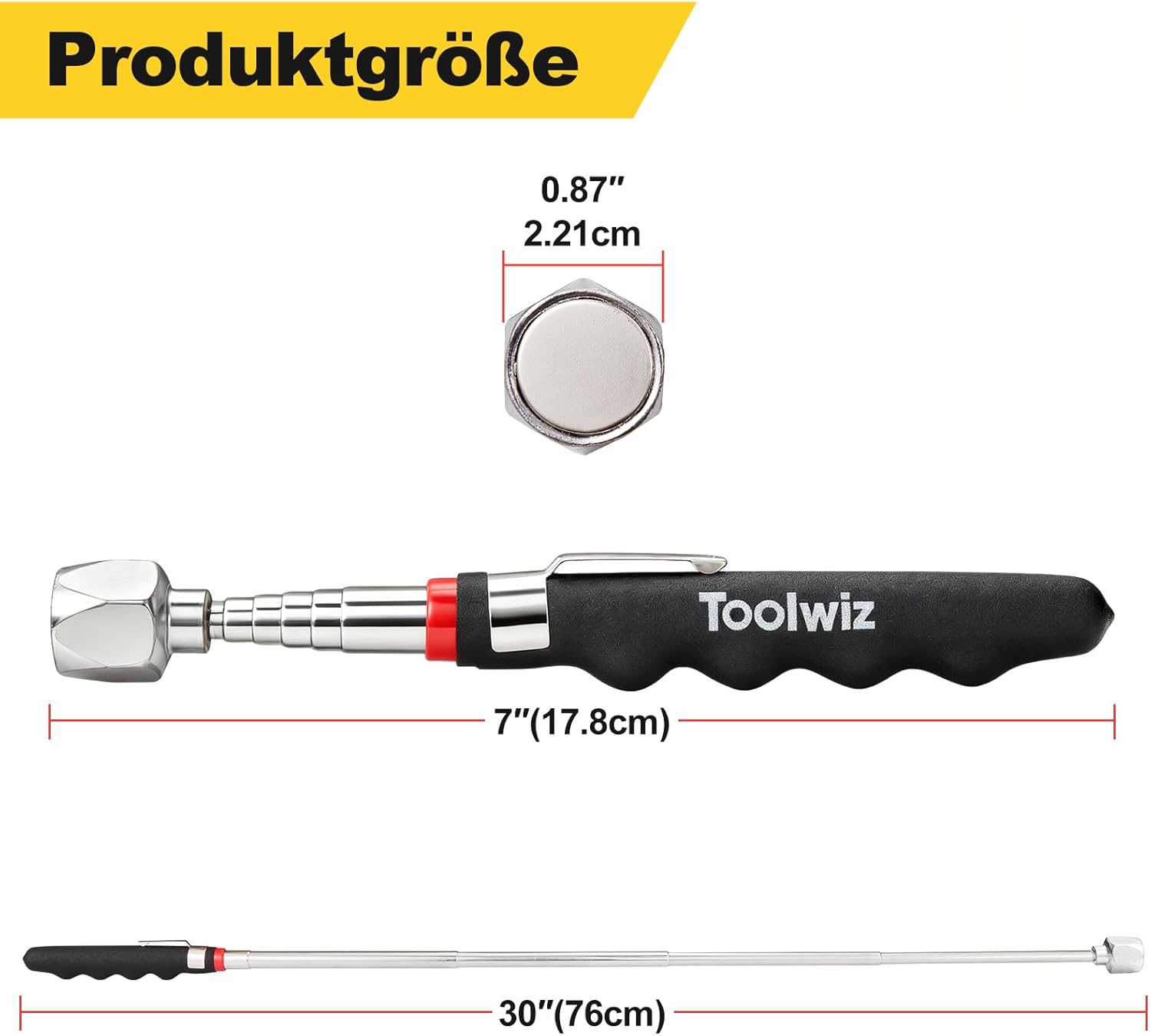 Thumbnail 4 de Telescopic Magnetic Pick Up Tool 76 cm ðŸ›