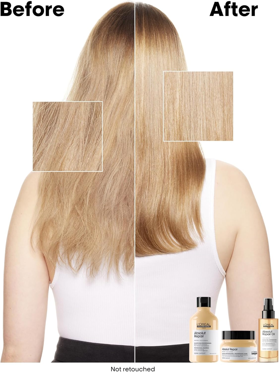 Thumbnail 2 de L’Oréal Professionnel Absolut Repair Refill Shampoo 500ml for Dry Hair
