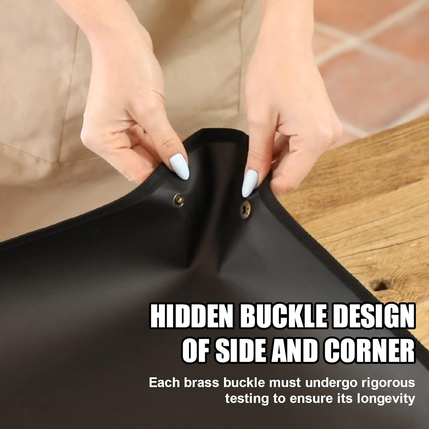 Thumbnail 5 de Owl Focus wasserdichte Umtopfmatte aus Oxford-Gewebe mit Blumenmuster (74,9 x 74,9 cm)