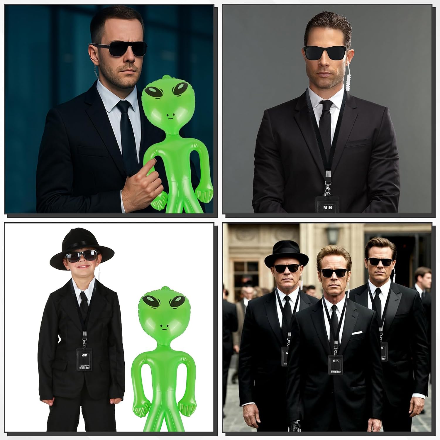 Thumbnail 5 de Zidoley Men In Black Agenten-Set 🎭