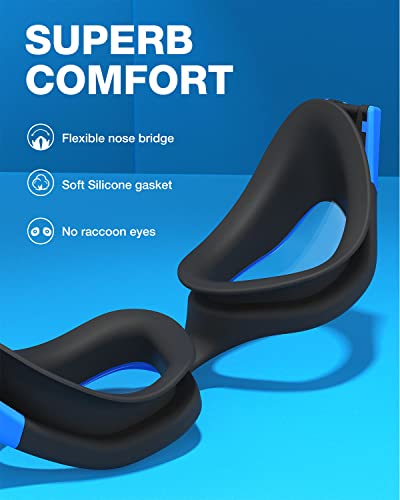 Detalle 2 de Zionor G1: Gafas de natación polarizadas, antiniebla y 100% UV para unisex y adulto