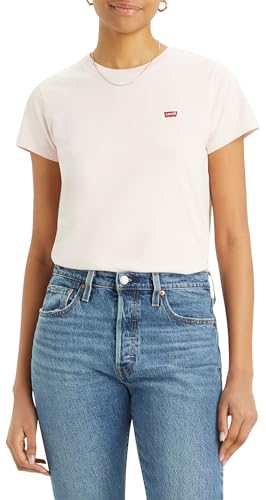 Detalle de Levi's Perfect Tee para Mujer (Potpourri, talla M) — una camiseta suave y versátil para el día a día