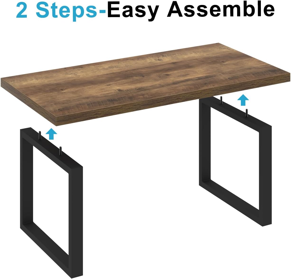 Thumbnail 5 de IBF Tavolino da caffè in rovere chiaro rettangolare per soggiorno, stile moderno minimal rustico