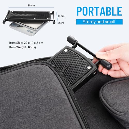 Thumbnail 2 de CAHAYA Repose-Pieds Pliable pour Guitariste – Support Réglable en Fer 6 Hauteurs, Surface Antidérapante, 70 kg, Léger et Portable