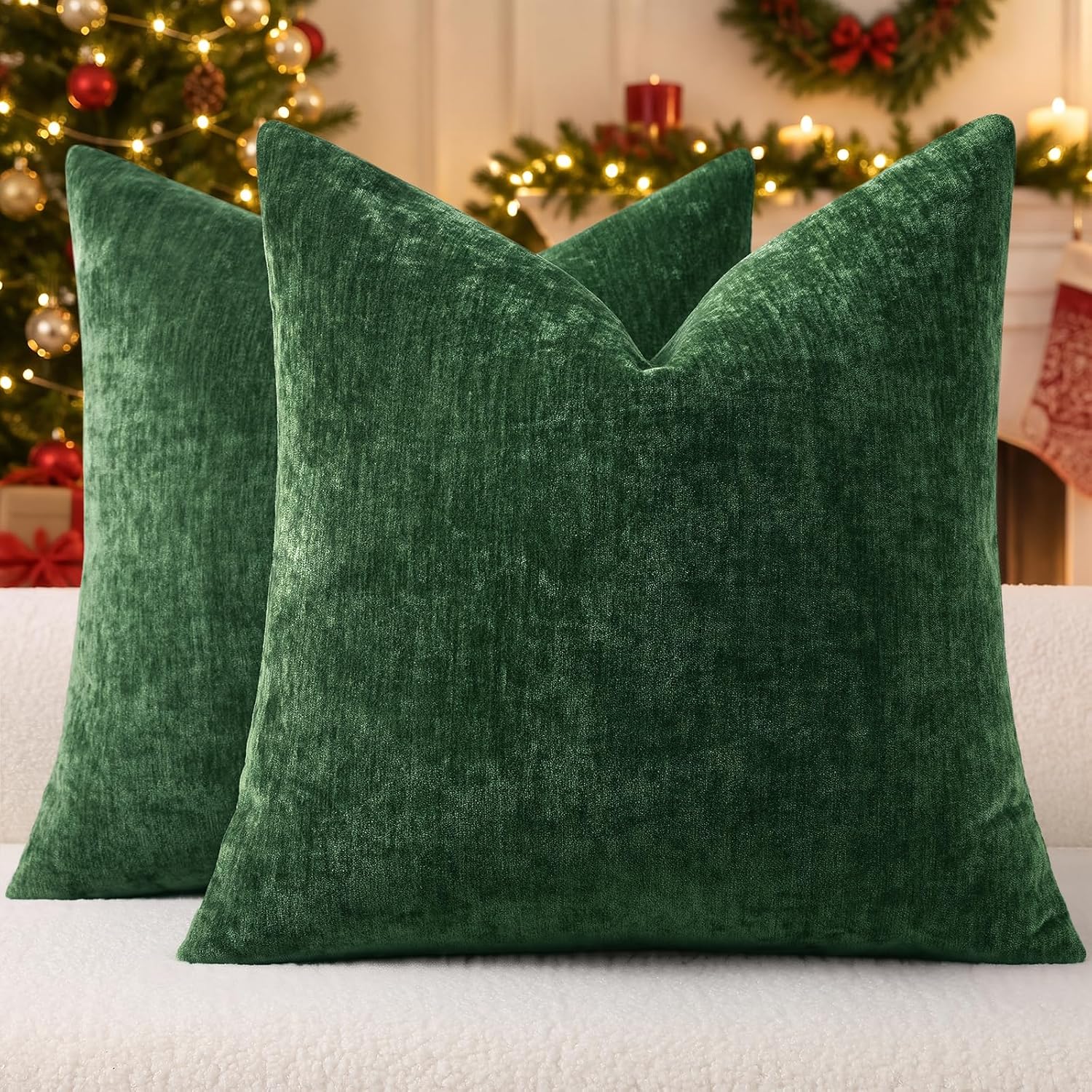 Detalle de decorUhome Chenille Pillow Covers 22x22