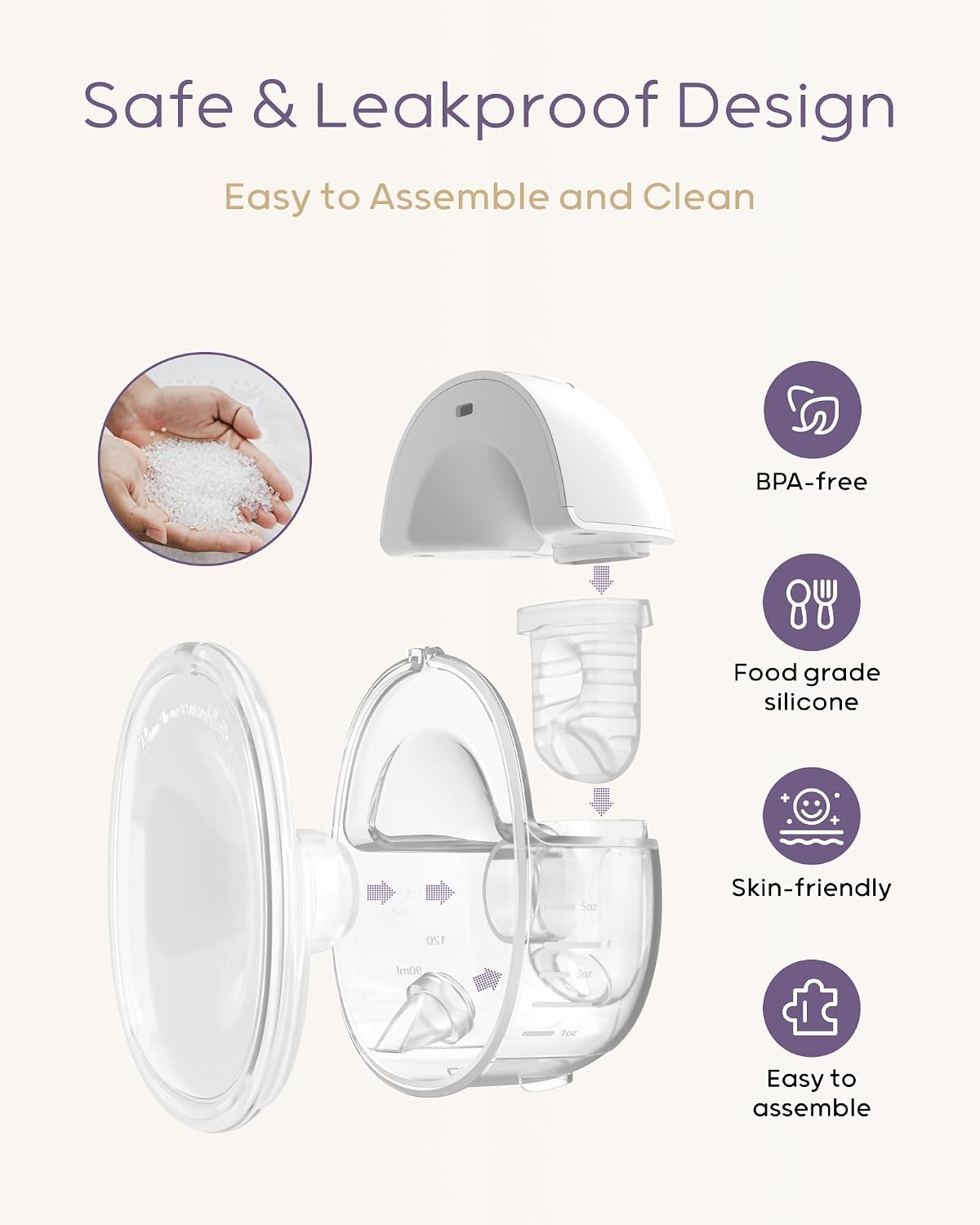 Thumbnail 3 de Nuliie S32 Hands-Free Wearable Electric Breast Pump