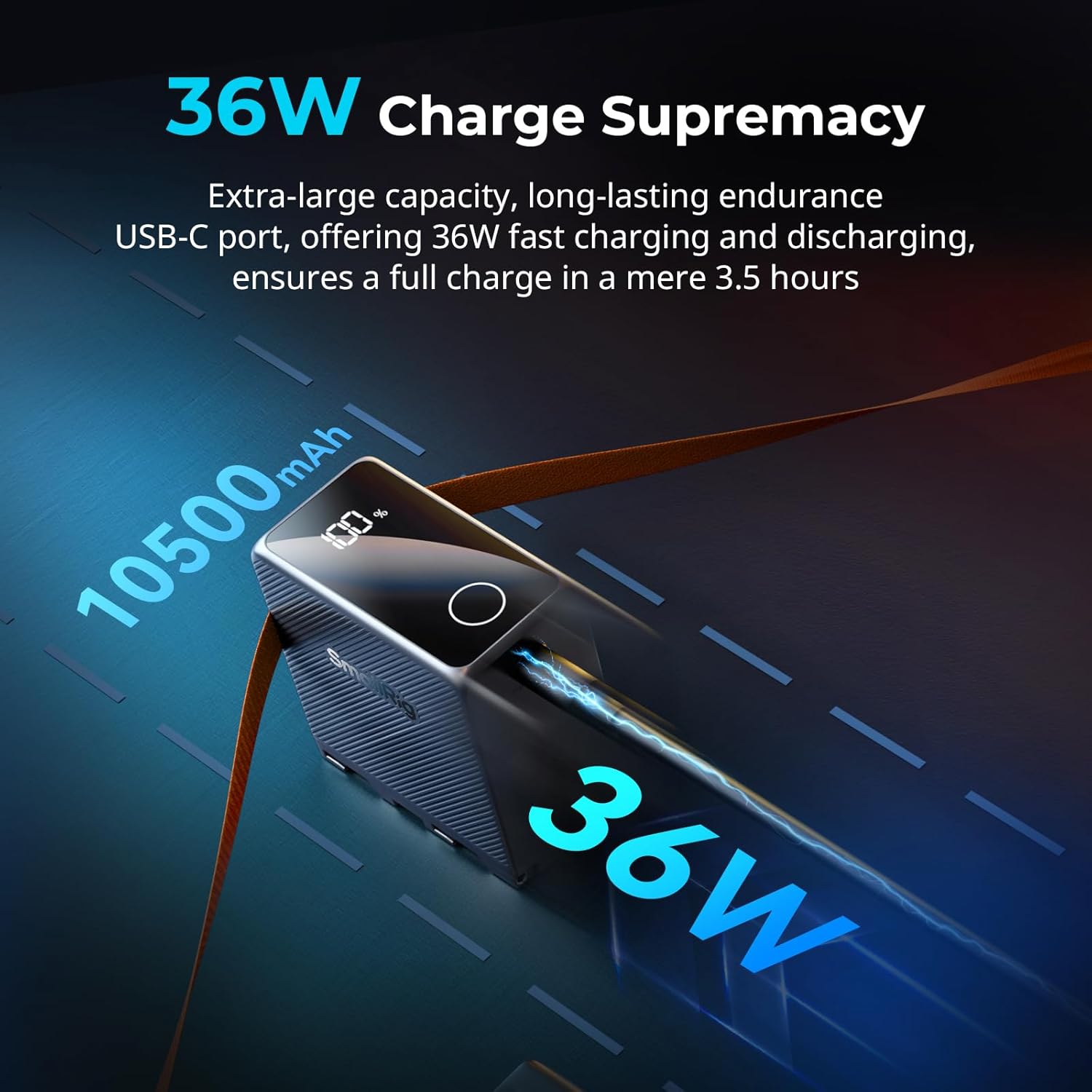 Detalle 2 de SMALLRIG 10500mAh replacement battery for Sony NP-F970