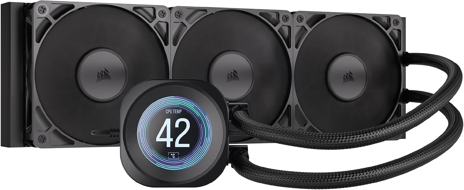 Corsair NAUTILUS 360 RS LCD: dissipatore a liquido AIO da 360 mm con schermo LCD IPS da 2,1