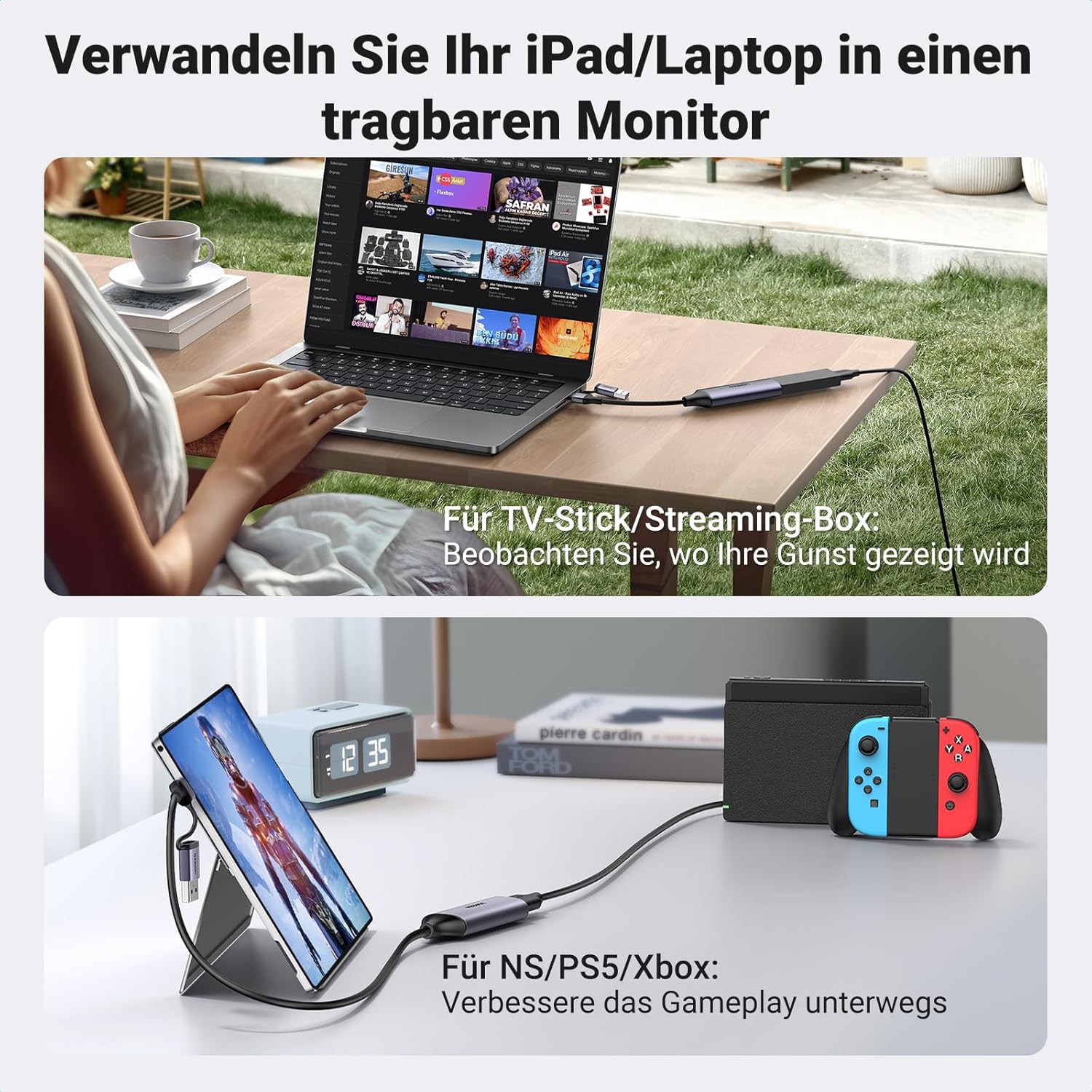 Detalle de UGREEN Video Capture Card 4K/1080P