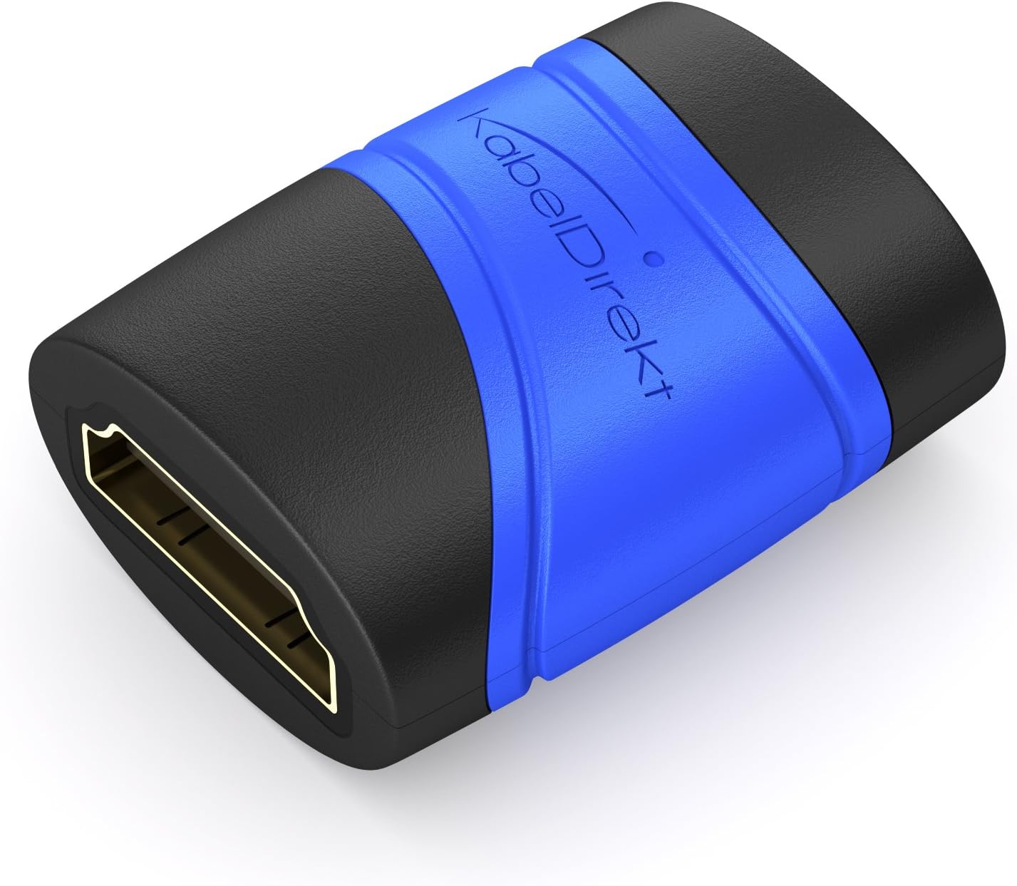 Detalle 2 de KabelDirekt HDMI Kupplung – High Speed HDMI mit Ethernet, Buchse zu Buchse, 4K Ultra HD, HDR, ARC – TOP Series