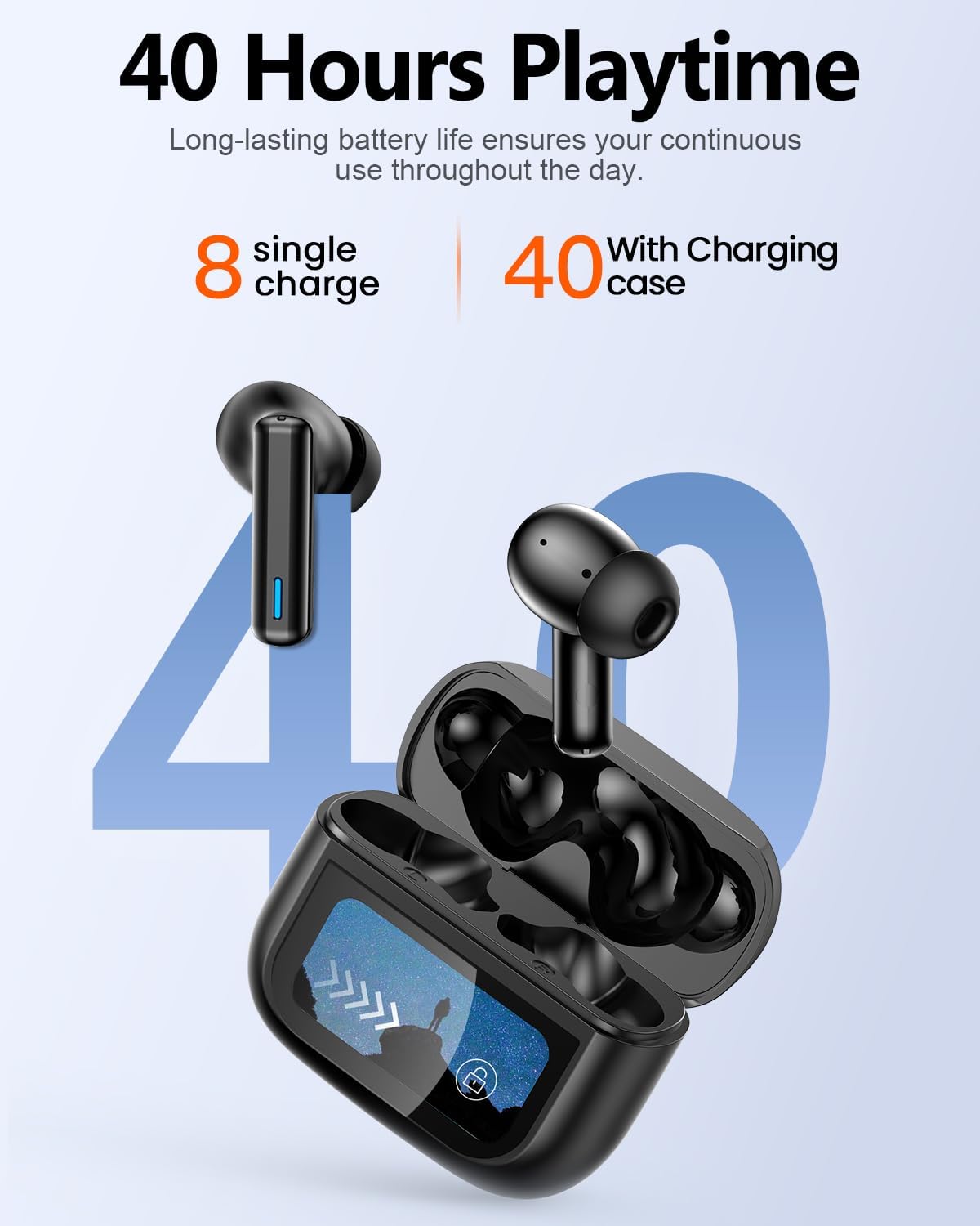 Detalle de ZIUTY ZIUTY Wireless Earbuds with ANC, 40H