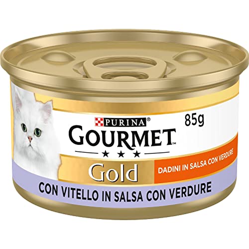 Thumbnail 1 de Gourmet Gold Dadini in Salsa con Vitello e Verdure – 24 lattine da 85 g