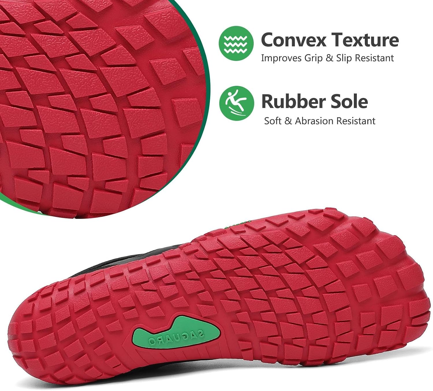 Detalle de SAGUARO Barfußschuhe Outdoor für Alltag 36-48