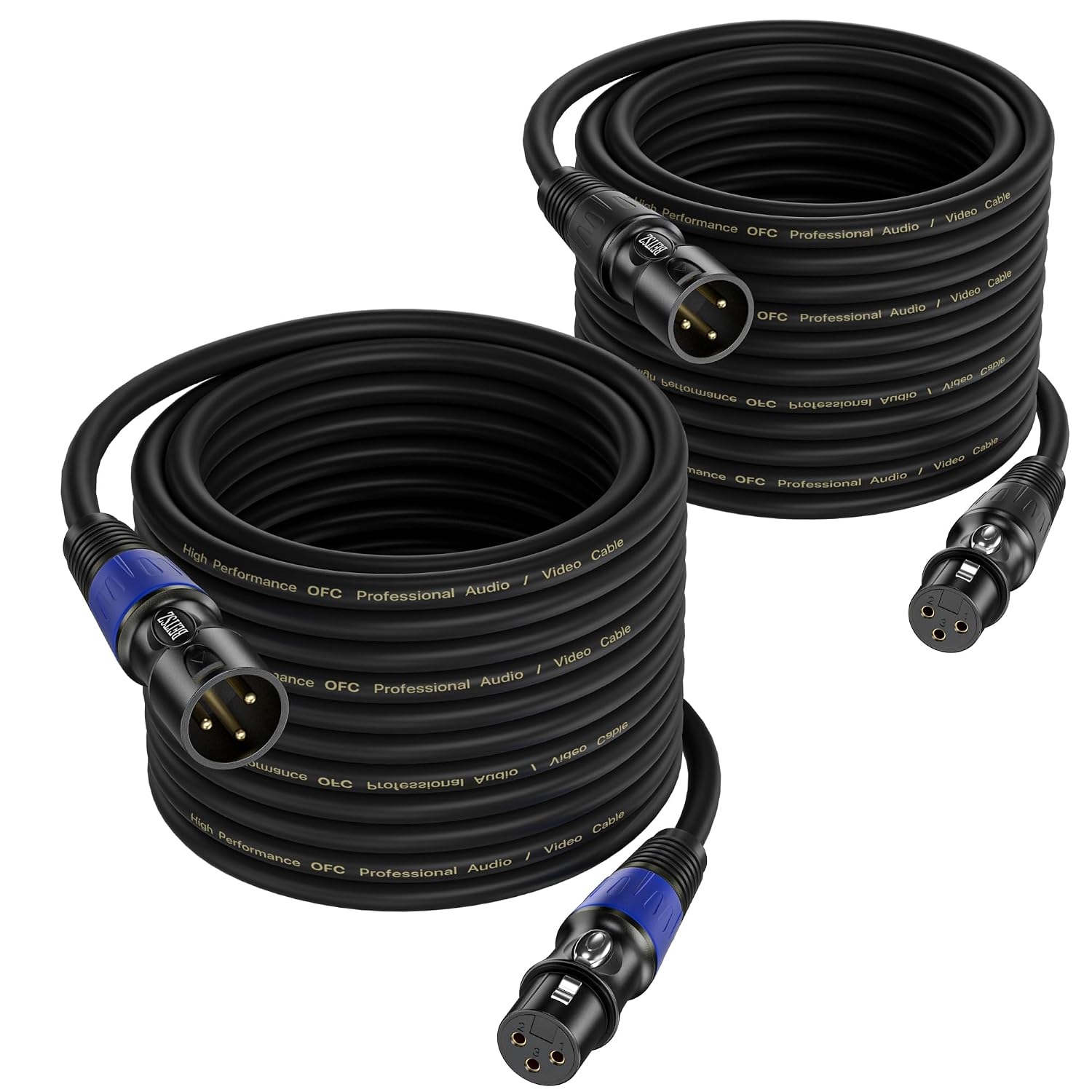 Thumbnail 6 de BEITSZ 1M XLR cables, 4 pack